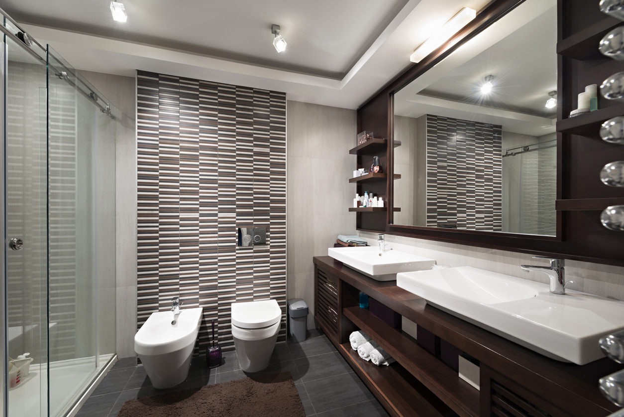 Modern bathroom renovation